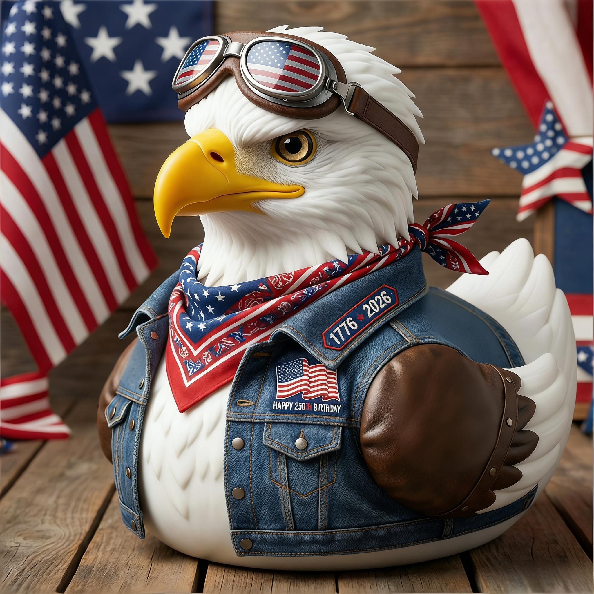 American Independence 250th Anniversary Duck