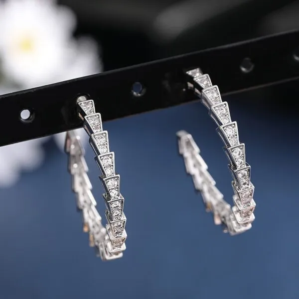 ✨Best Gift🎁Large Hoop | Gold Chain Hoop Earrings