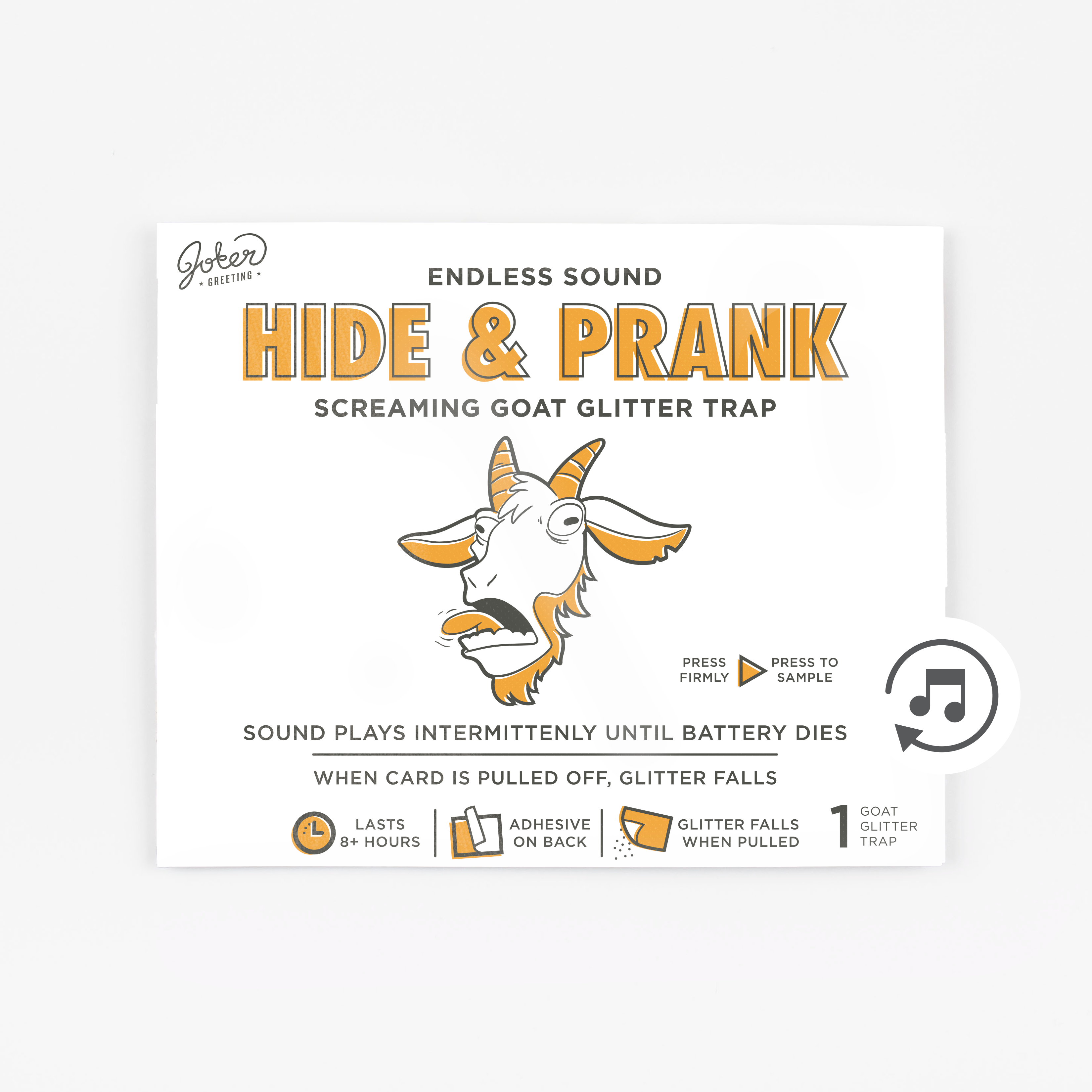 Intermittent Goat Glitter Trap