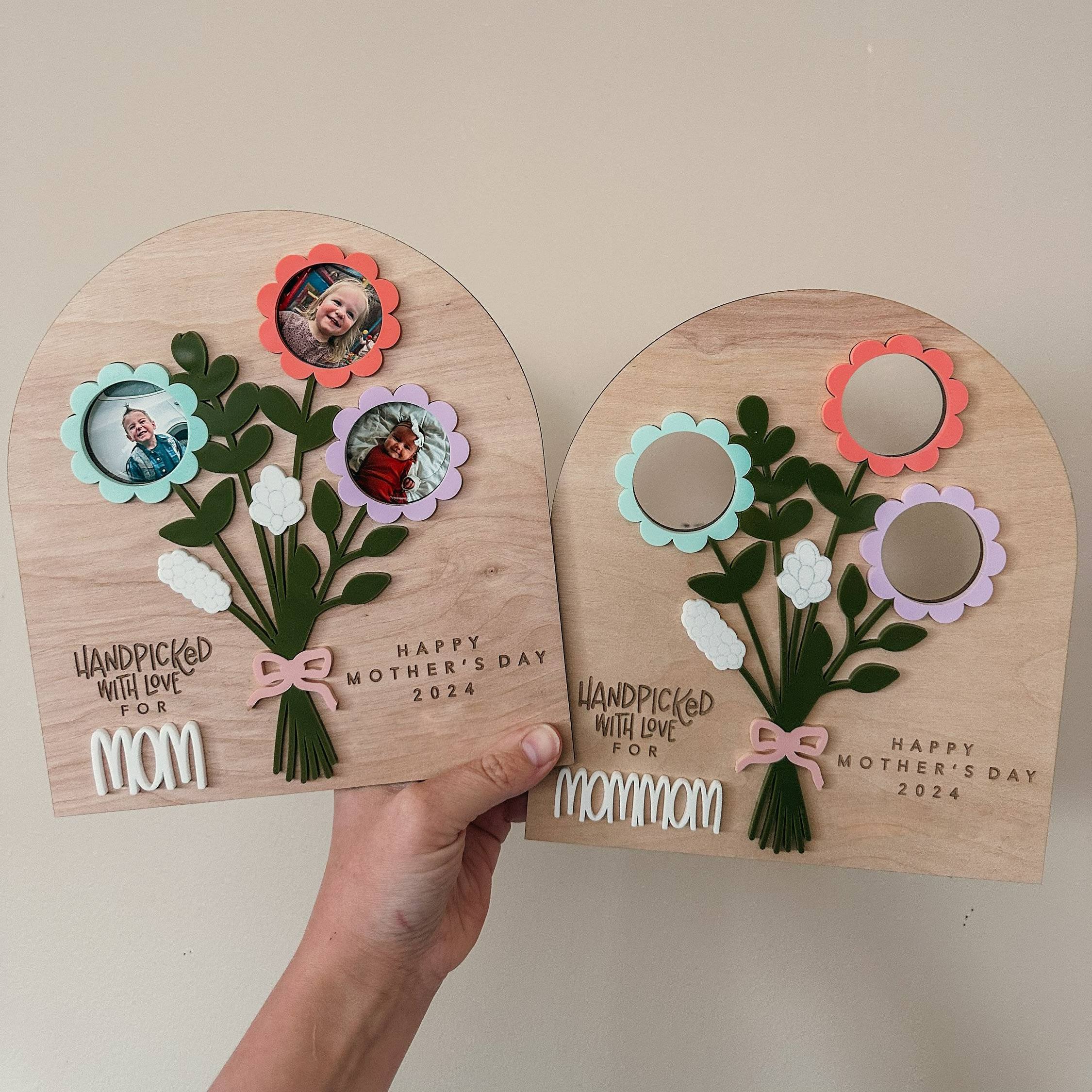 Mother's Day Flower Photo Sign