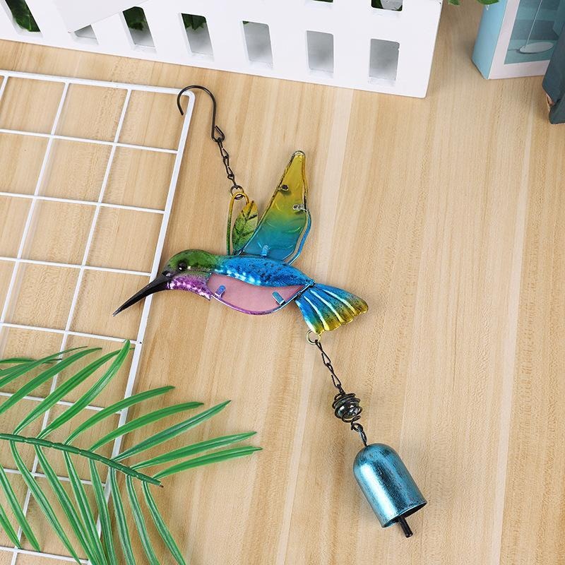Metal Hummingbird Wind Chimes