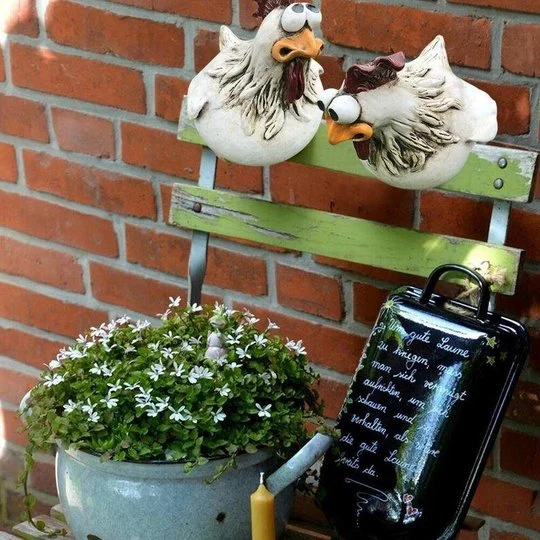 🔥Hot Sale 50% OFF🔥-Funny Chicken Garden Fence Decoration