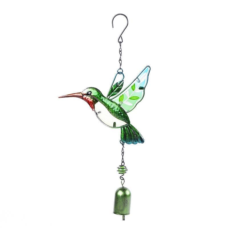 Metal Hummingbird Wind Chimes