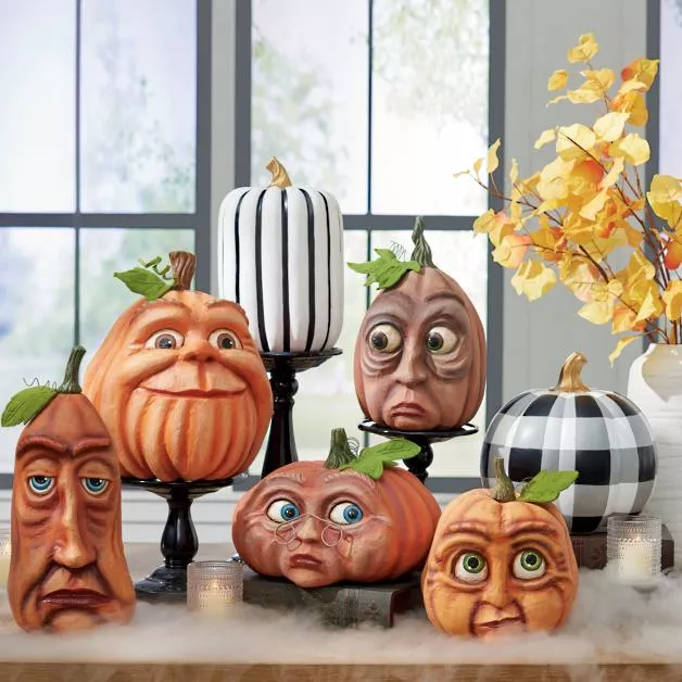 🔥Expressive Pumpkin Garden Decoration Indoor Decorations🎁