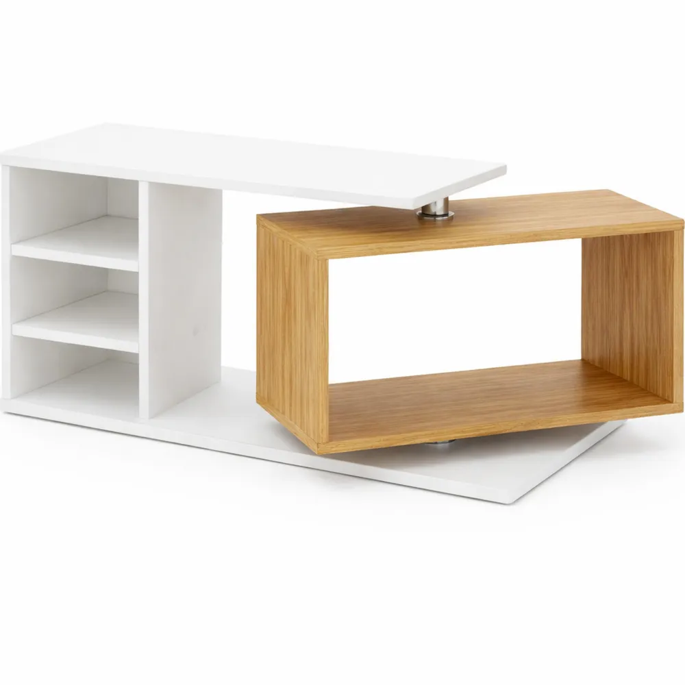 Tavolino da Salotto Moderno in Nero 88x35 cm