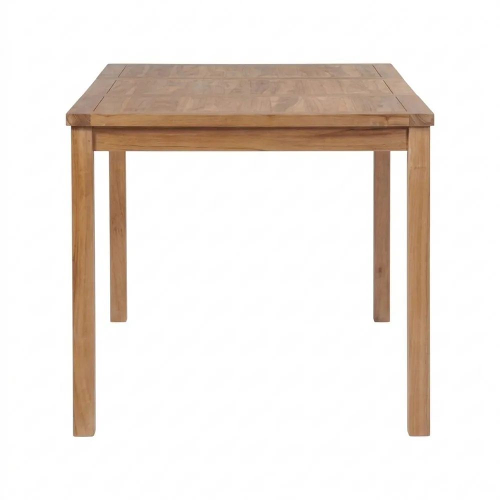 Robuster Holztisch für Garten und Terrasse 150x90x77 cm