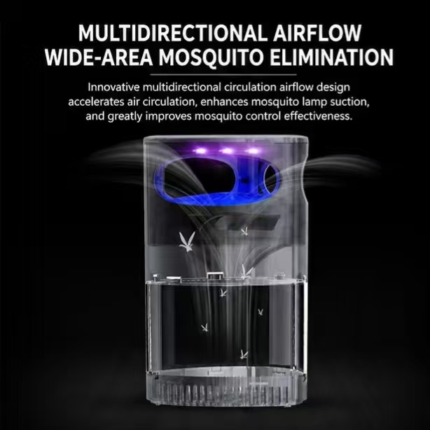 UV Suction Mosquito Trap, Silent Indoor Bug Catcher Safe for Pets