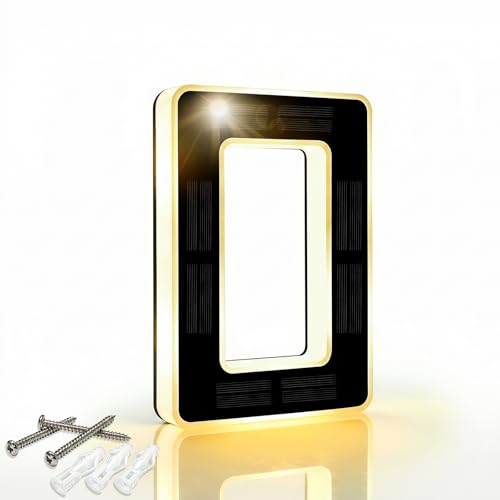 Solar LED House Number, IPX4 Waterproof Address Light