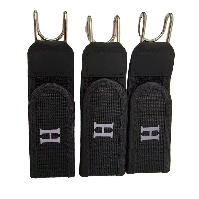 H Logo Elastic Belt Hook, No Buckle Pants Loop