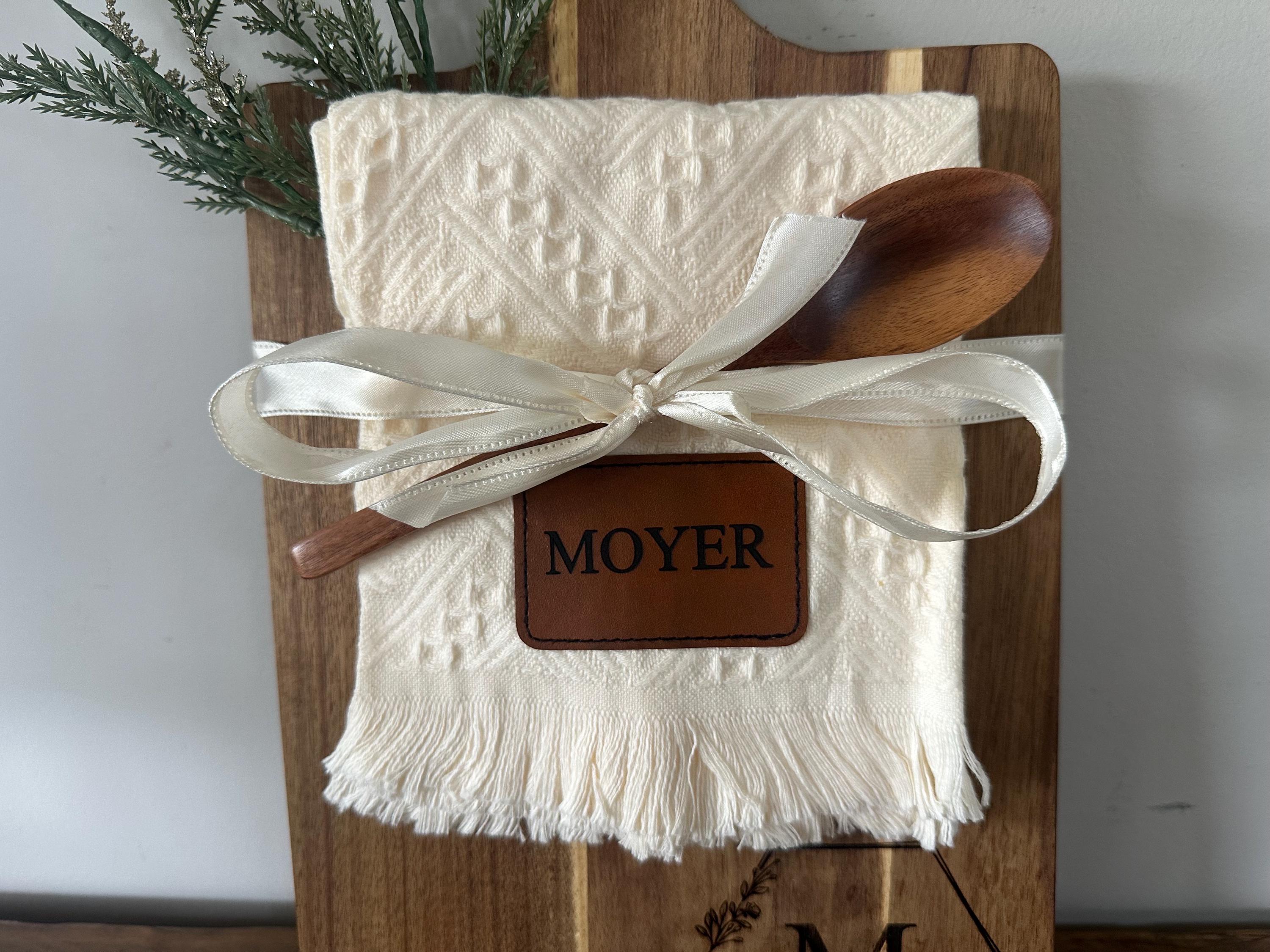 Personalized Wooden Serving Board & Spoon Gift Set