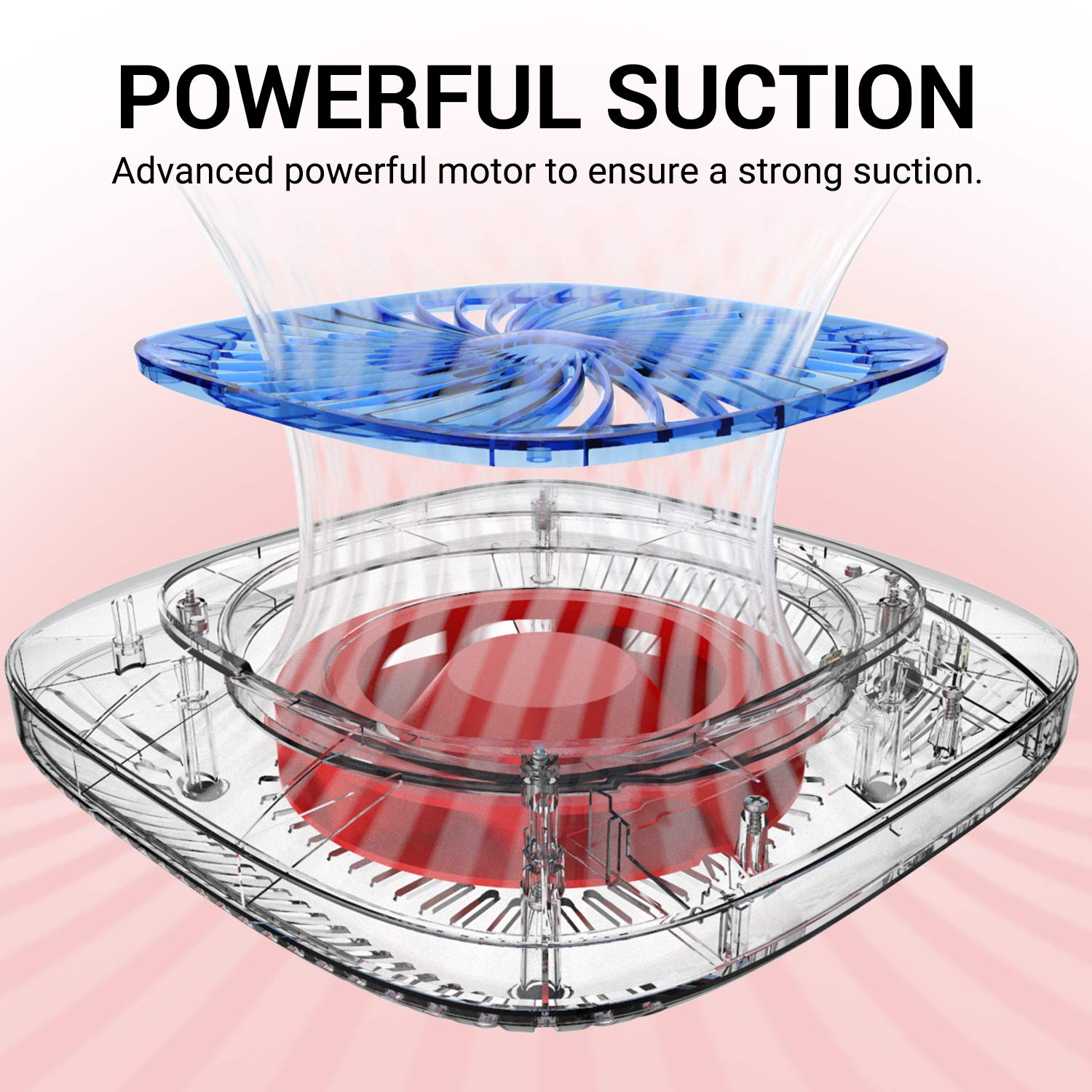 MelodySusie 2-Speed Nail Dust Collector Vacuum Fan