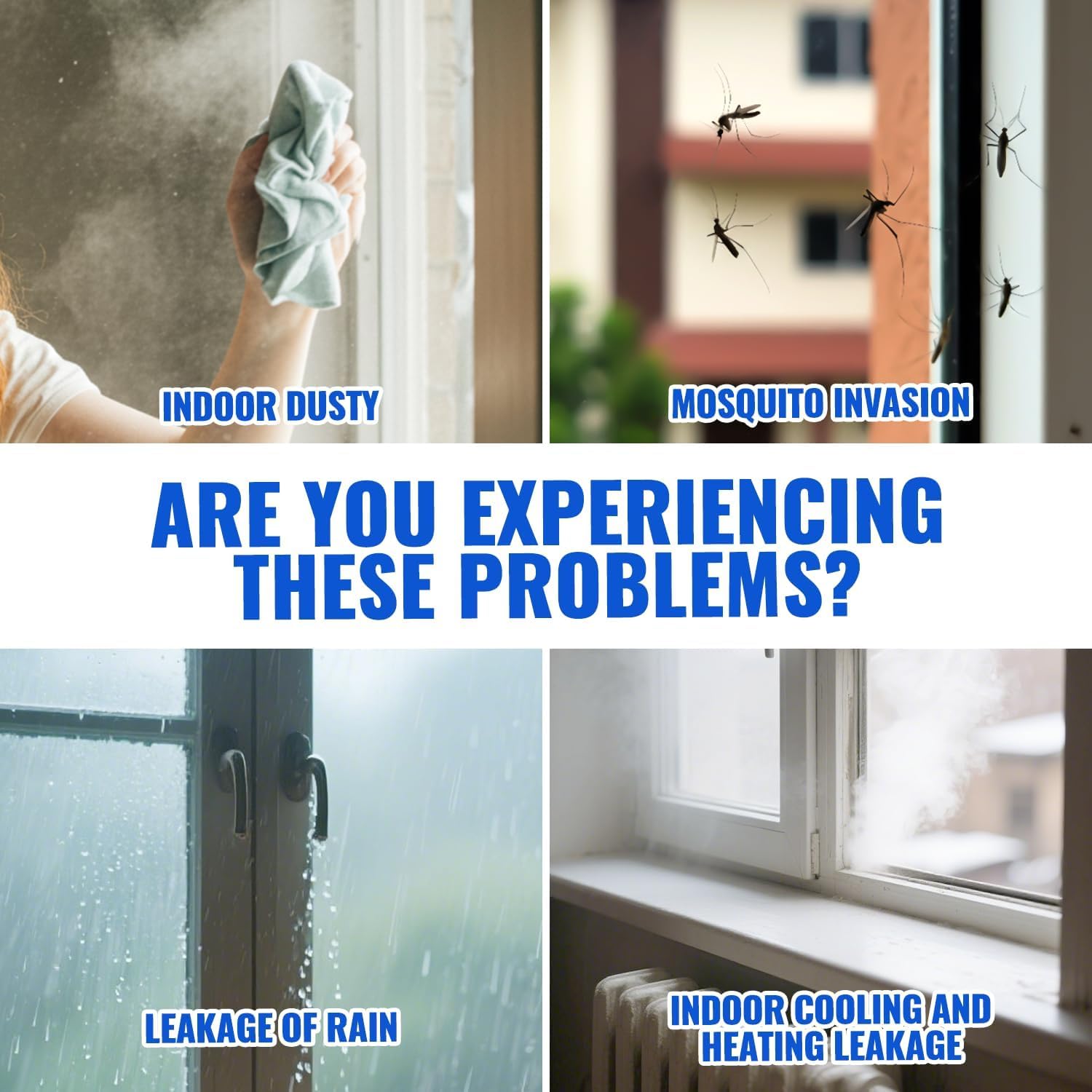 33 Feet Transparent Weather Stripping Tape, Windproof Soundproof Gap Seal Strip for Doors Windows AC Units