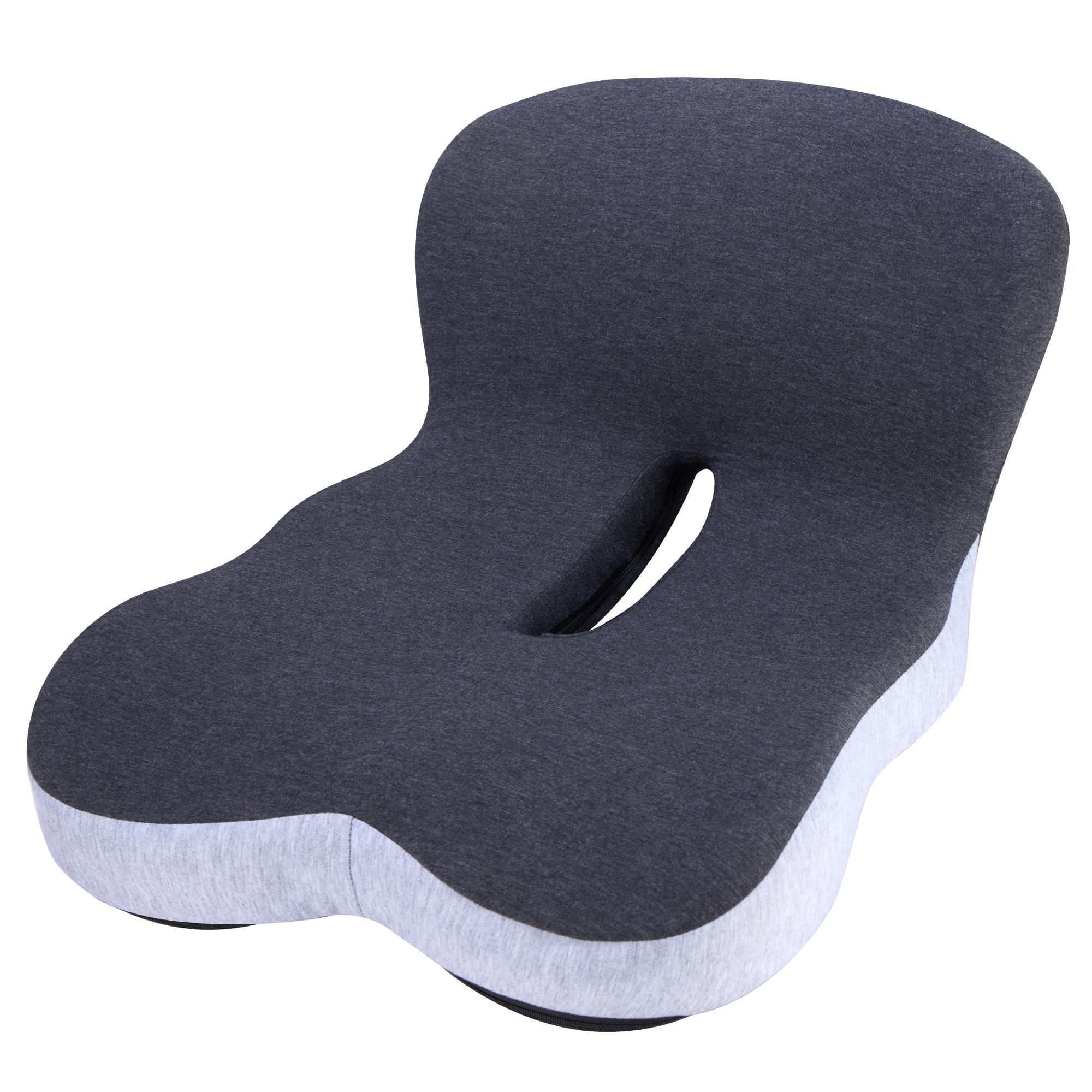 Memory Foam Car Seat Cushion, Ergonomic Orthopedic Butt Pad for Driver Truck SUV, Relieve Back Hip Pressure