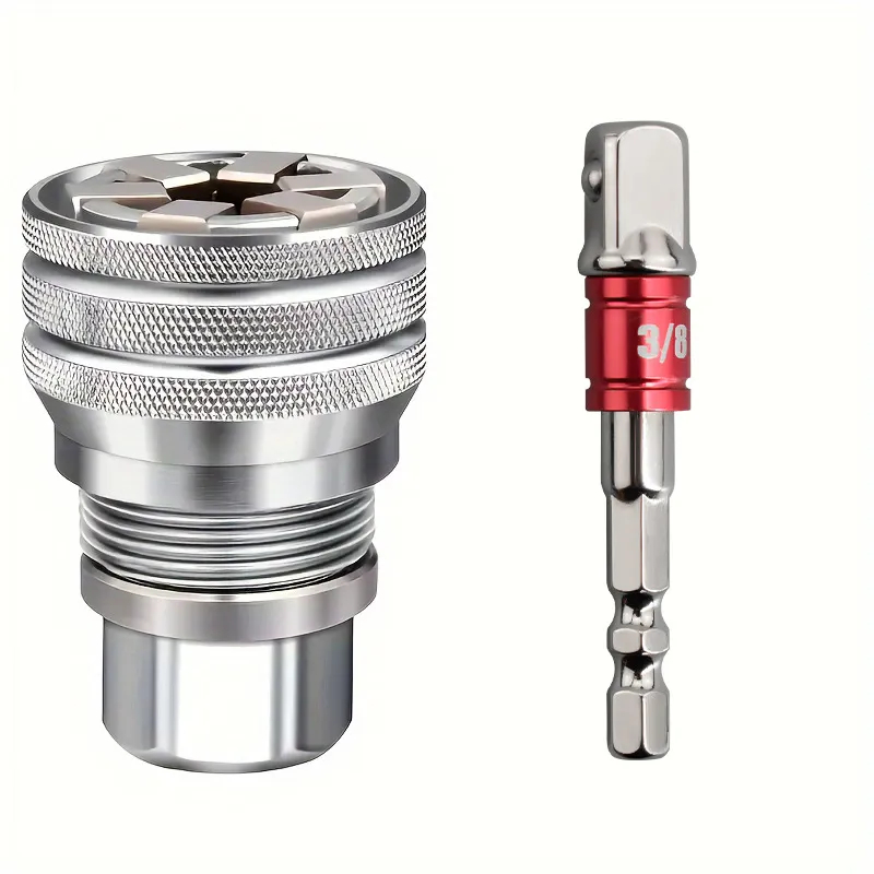 Adjustable Socket 3/8'' To 3/4'' Universal Sleeve 10-19mm Magic Socket Electric Drill Wrench Converter Power Hand Repair Tool