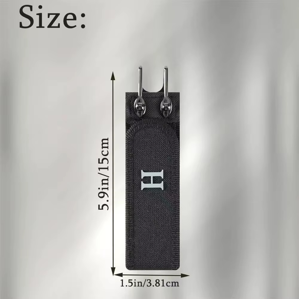 H Logo Elastic Belt Hook, No Buckle Pants Loop