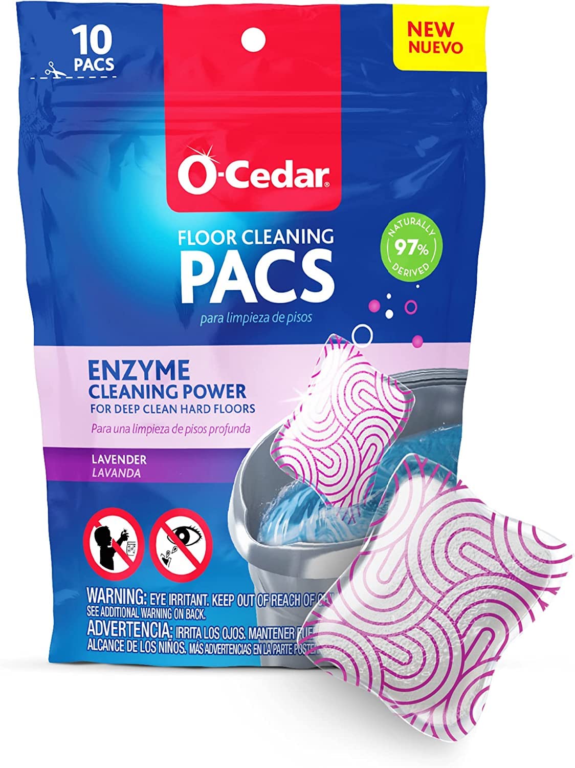 O-Cedar EasyWring Microfiber Spin Mop & Bucket Floor Cleaning System