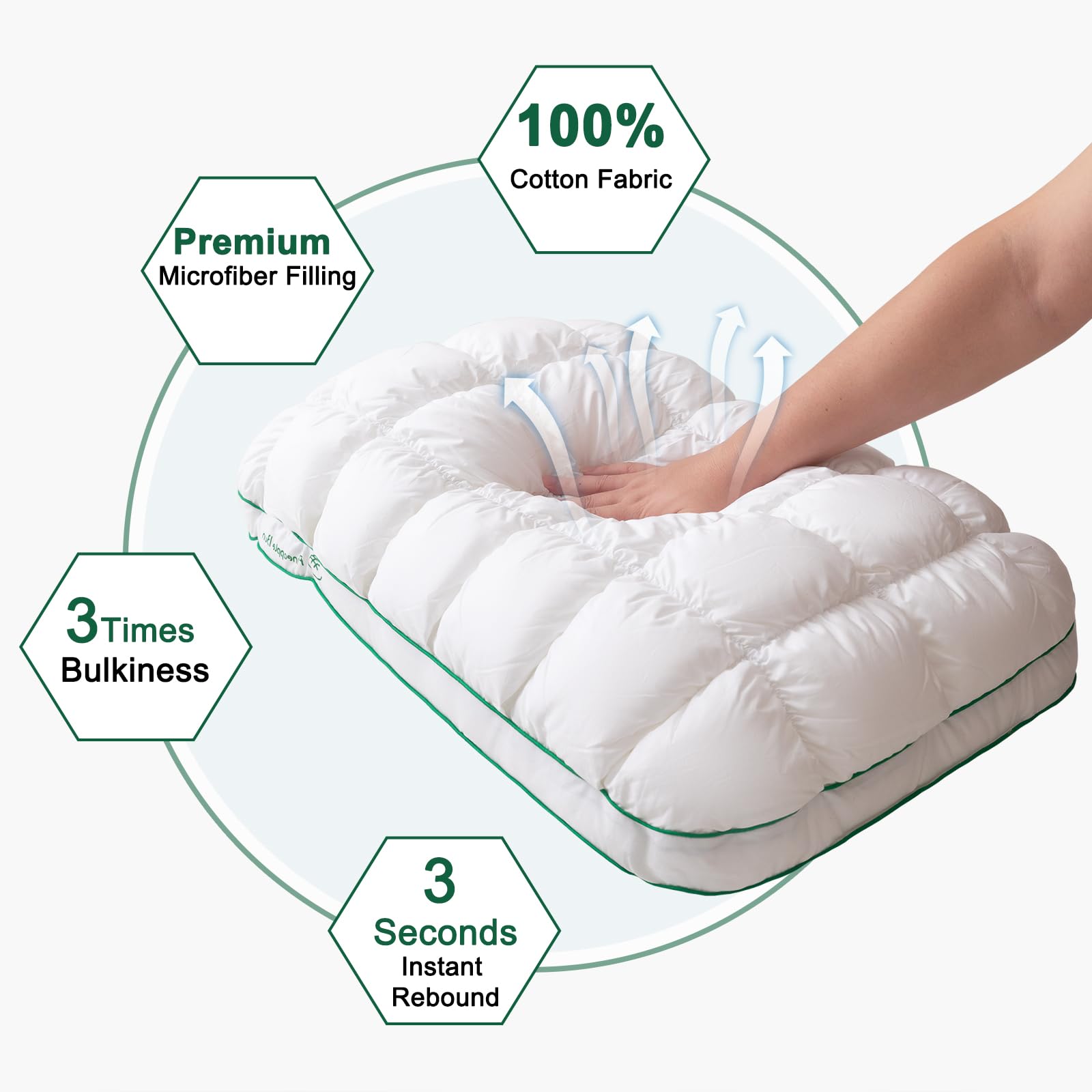 Cloud Bubble Soft Support Sleeping Pillow