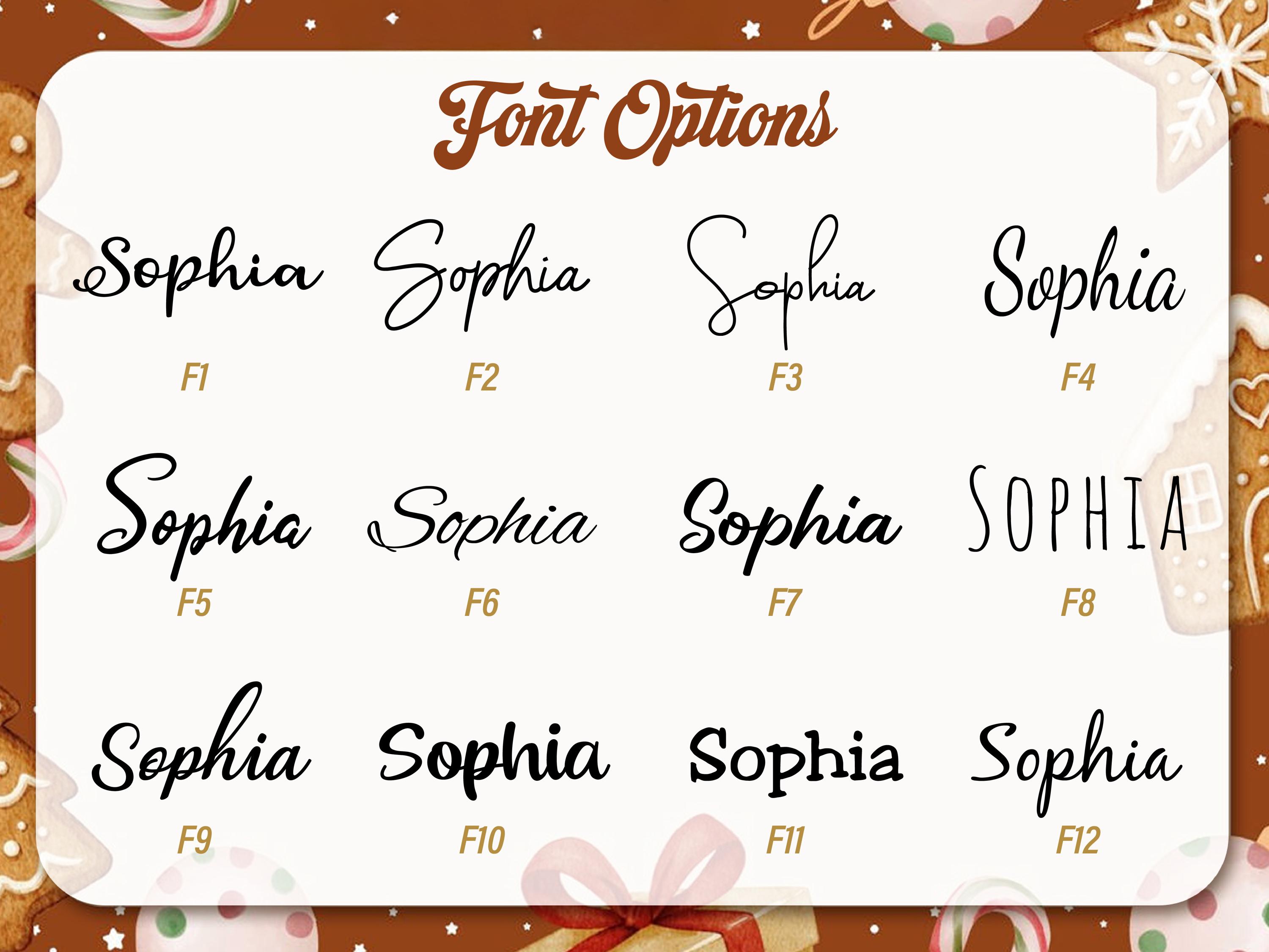 Personalized Christmas Bell Ornaments – Custom Name & Year Holiday Tree Decoration
