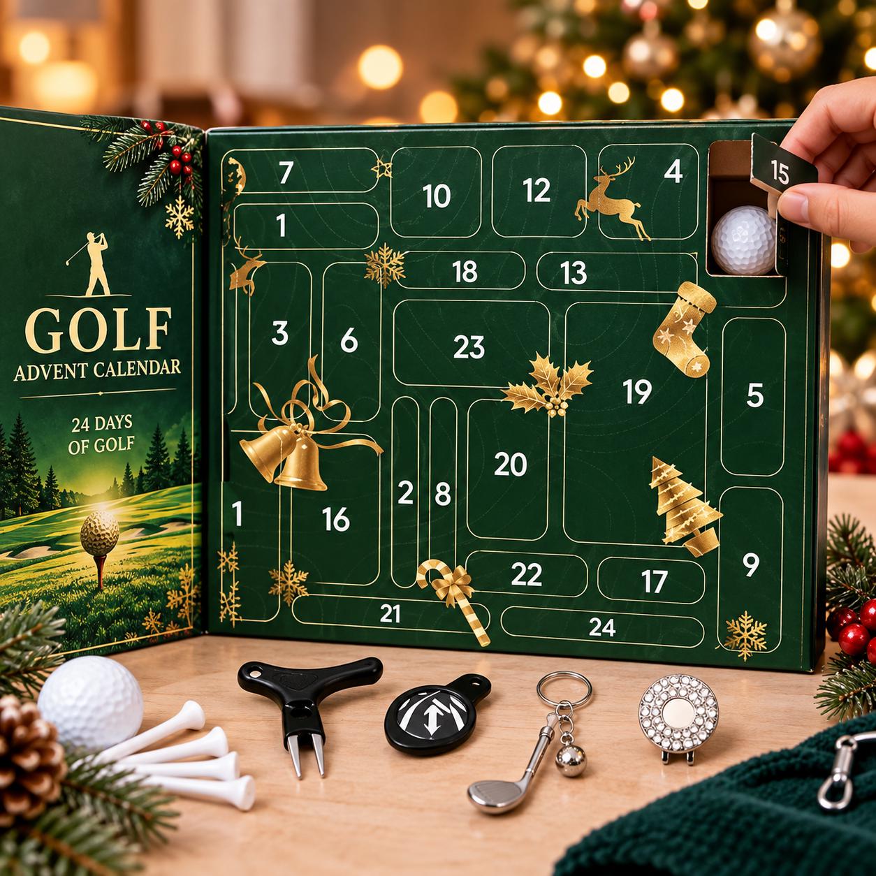 Golf Advent Calendar – 24 Days of Golf-Themed Christmas Surprises