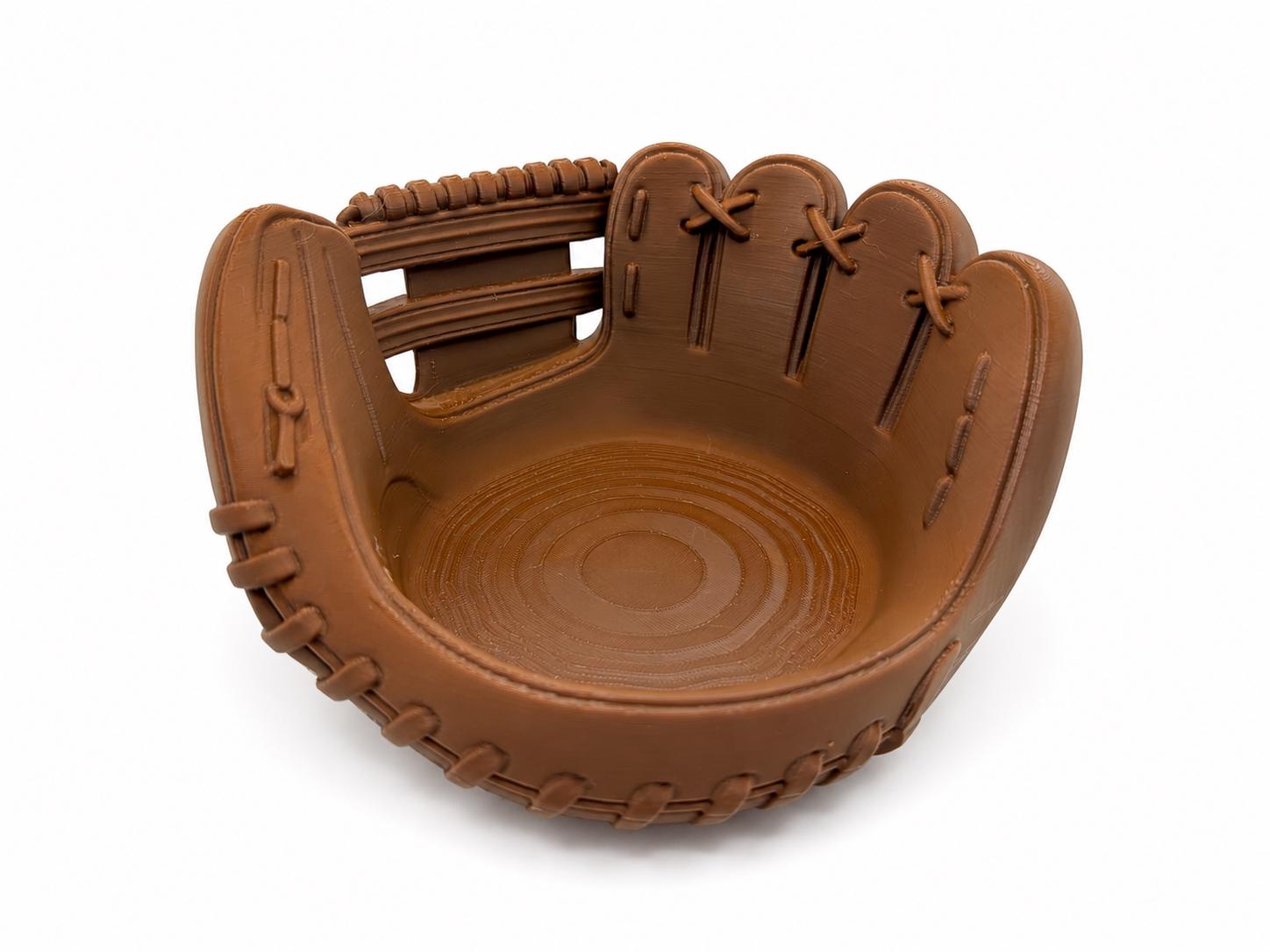Baseball Glove Storage Bowl – Rustic Catch-All Tray for Keys, Coins & Accessories