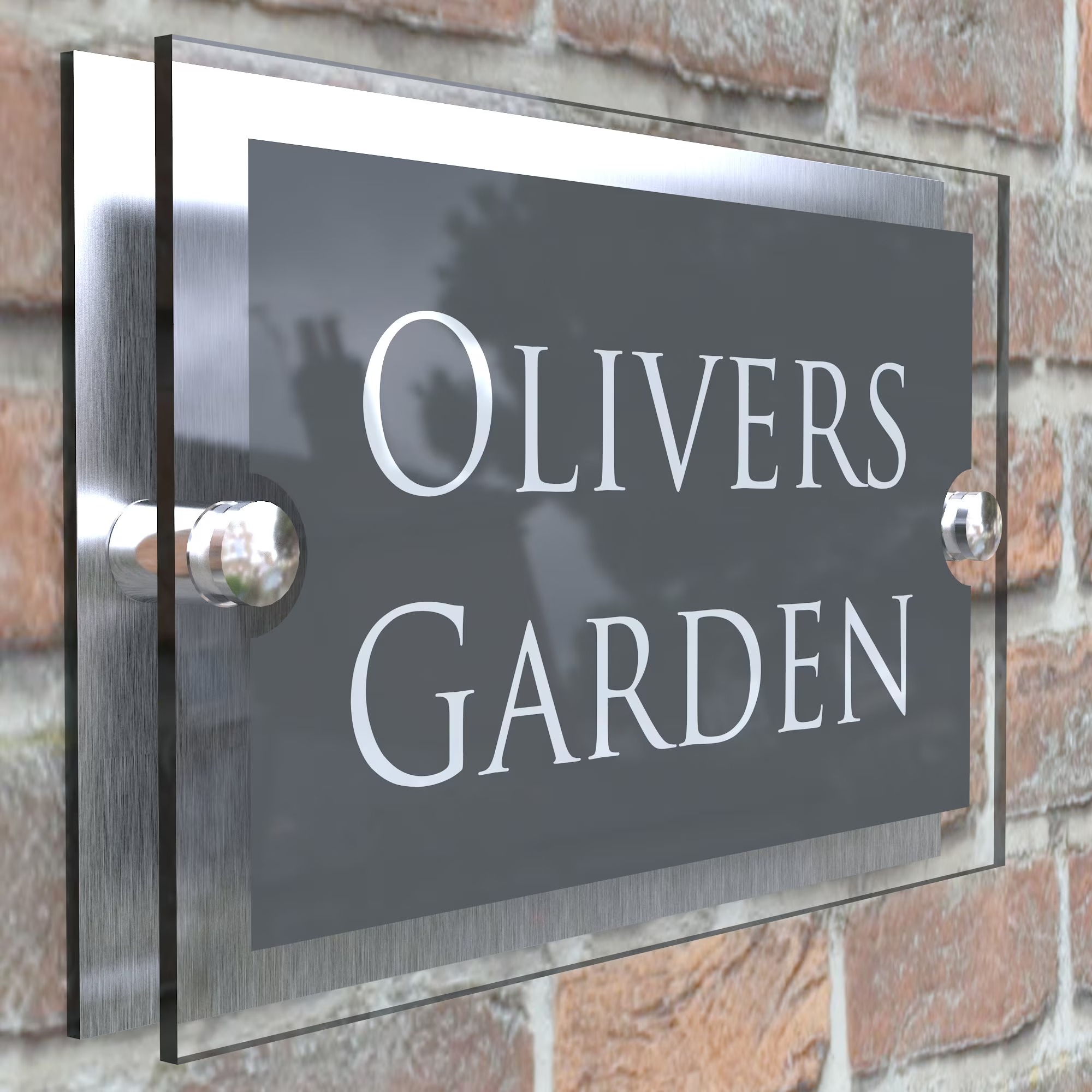 Custom Acrylic House Number Address Plaque