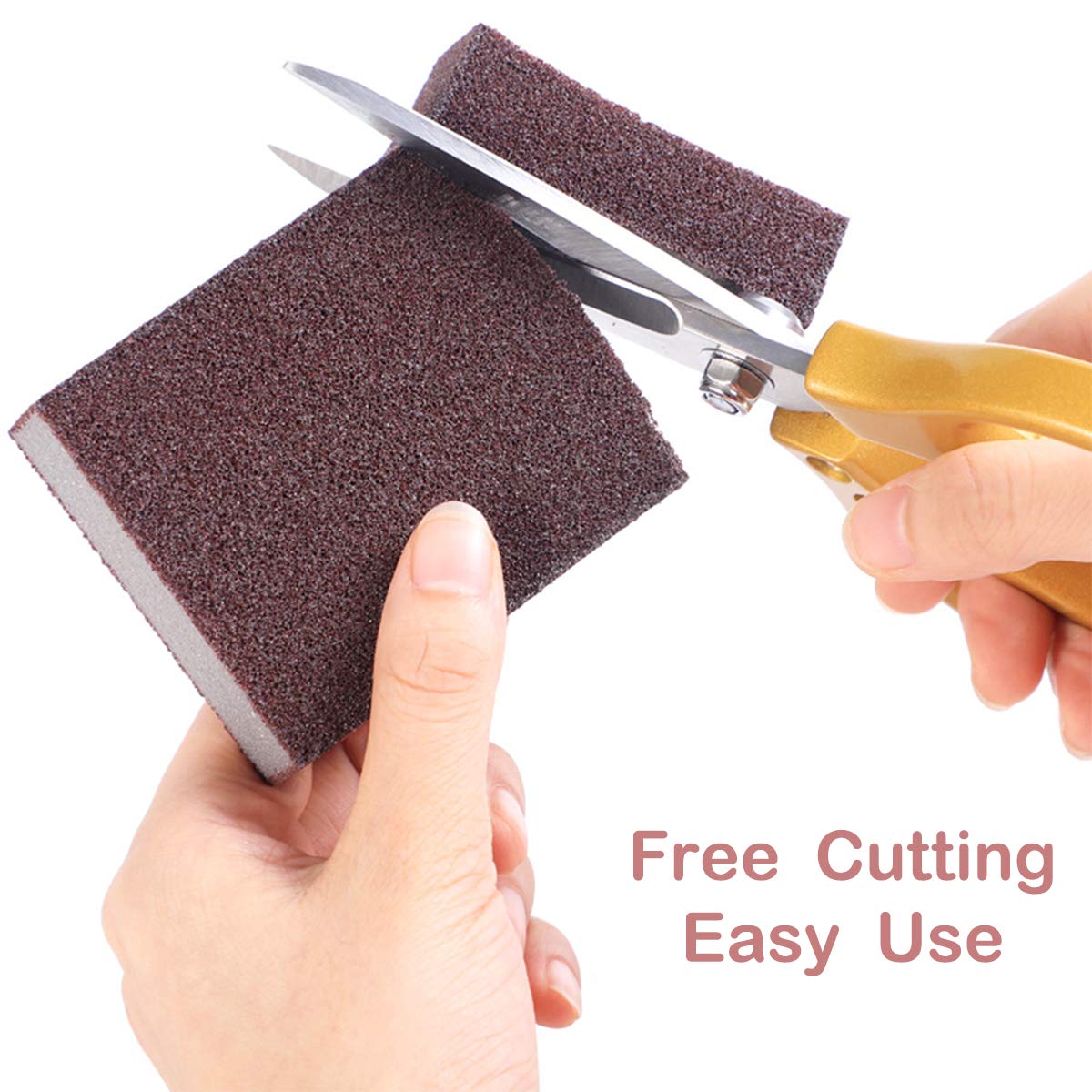 Carborundum Cleaning Sponge, Heavy Duty Rust Stain Eraser for Pots & Pans