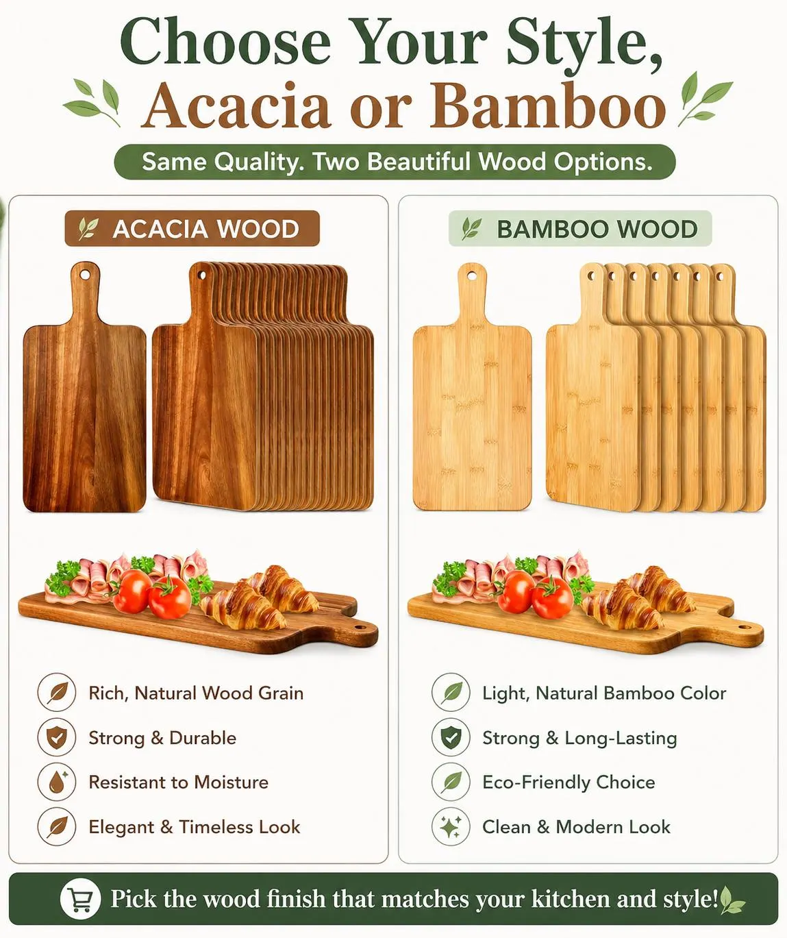 Personalized Wooden Serving Board & Spoon Gift Set