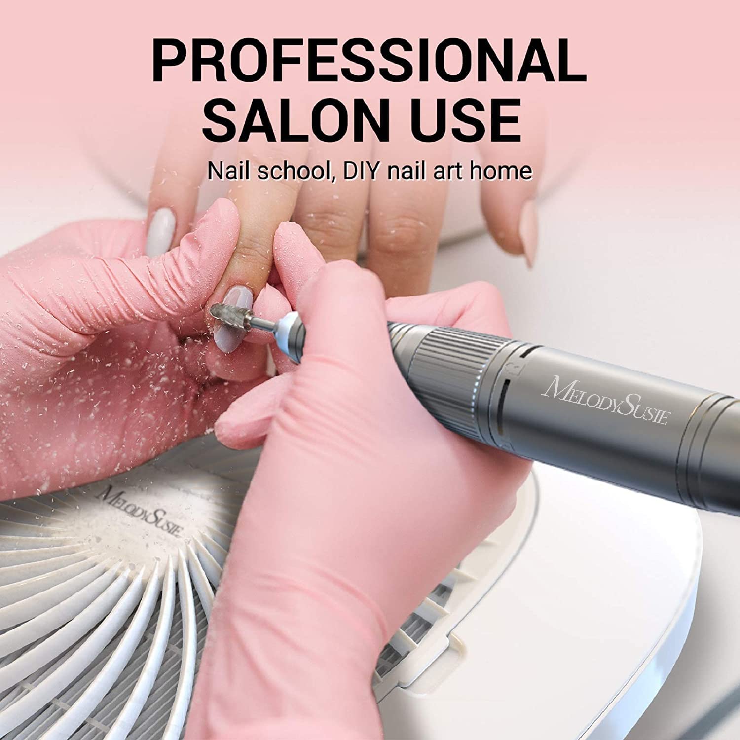 MelodySusie 2-Speed Nail Dust Collector Vacuum Fan
