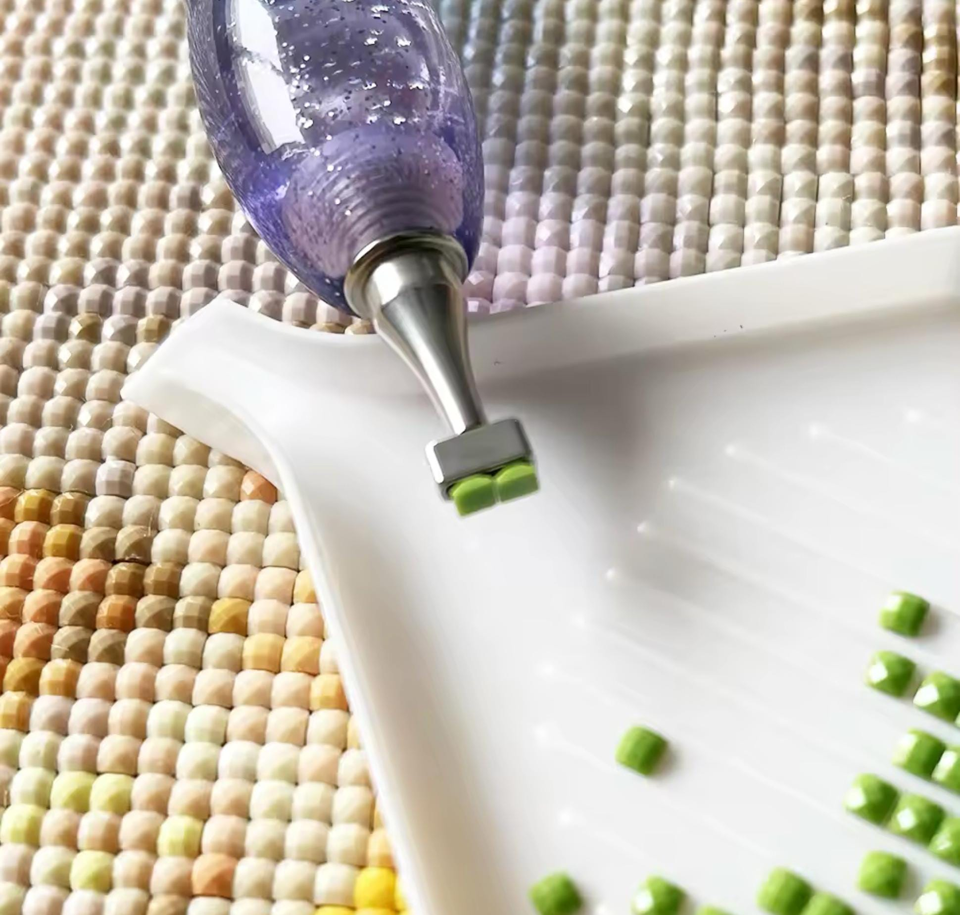 Resin Diamond Painting Pen with Metal Tips, DIY Diamond Art Tool Set
