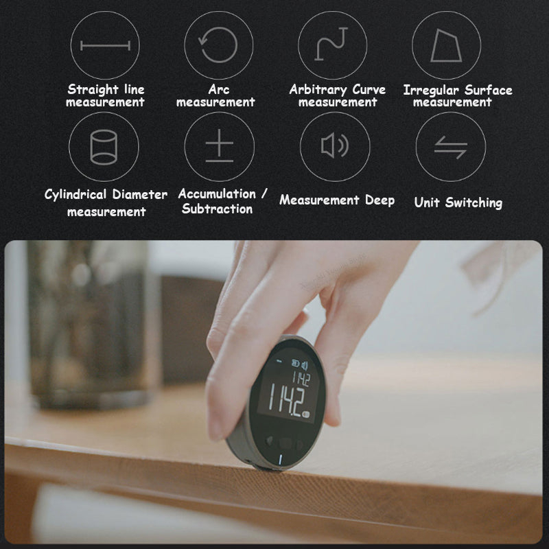 Digital Measuring Tape – Smart Electronic Ruler with LCD Display for Accurate Length Measurement