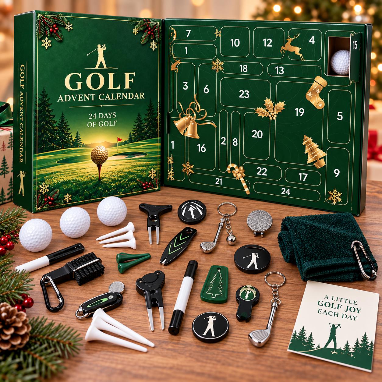 Golf Advent Calendar – 24 Days of Golf-Themed Christmas Surprises