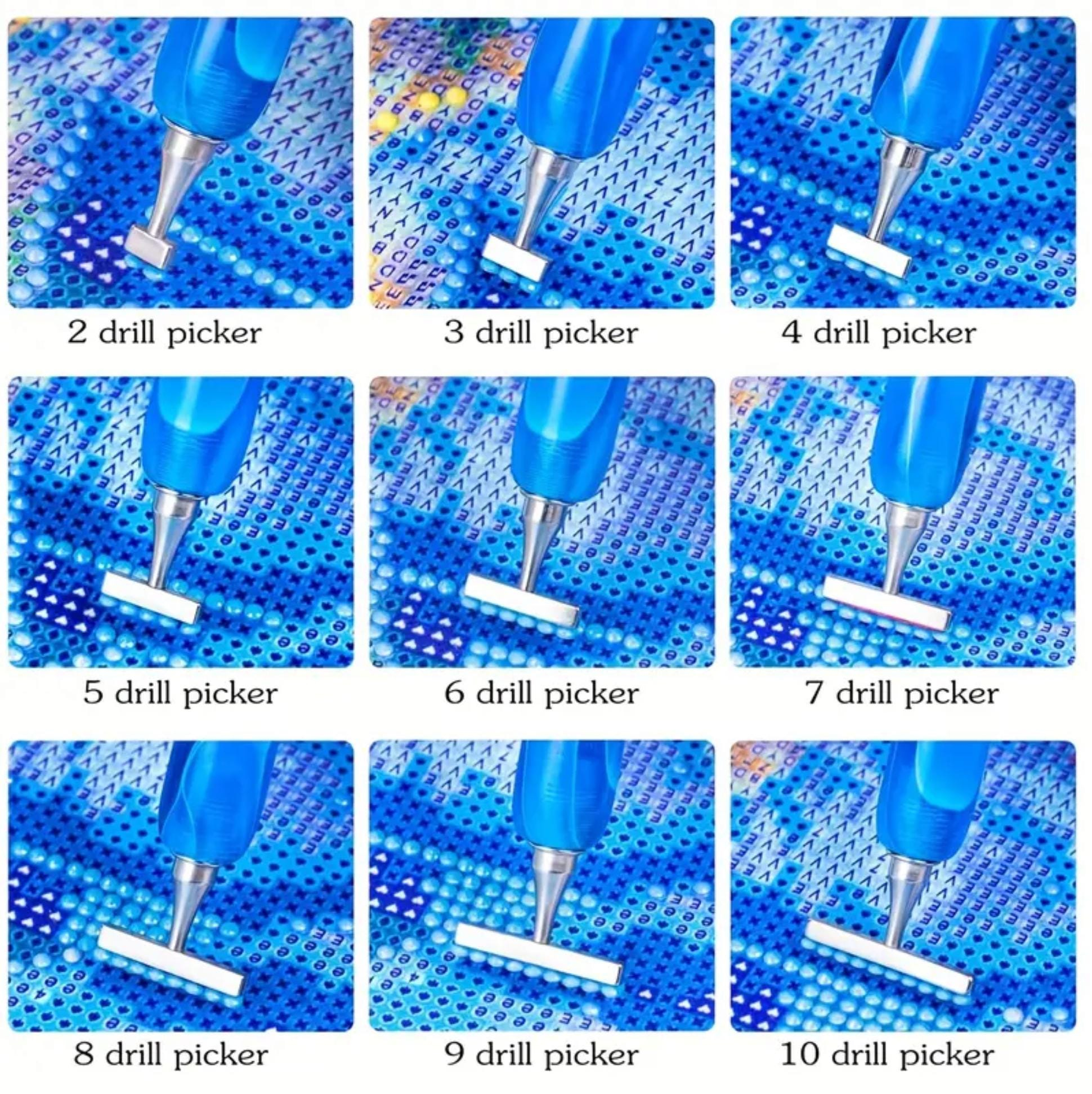 Resin Diamond Painting Pen with Metal Tips, DIY Diamond Art Tool Set