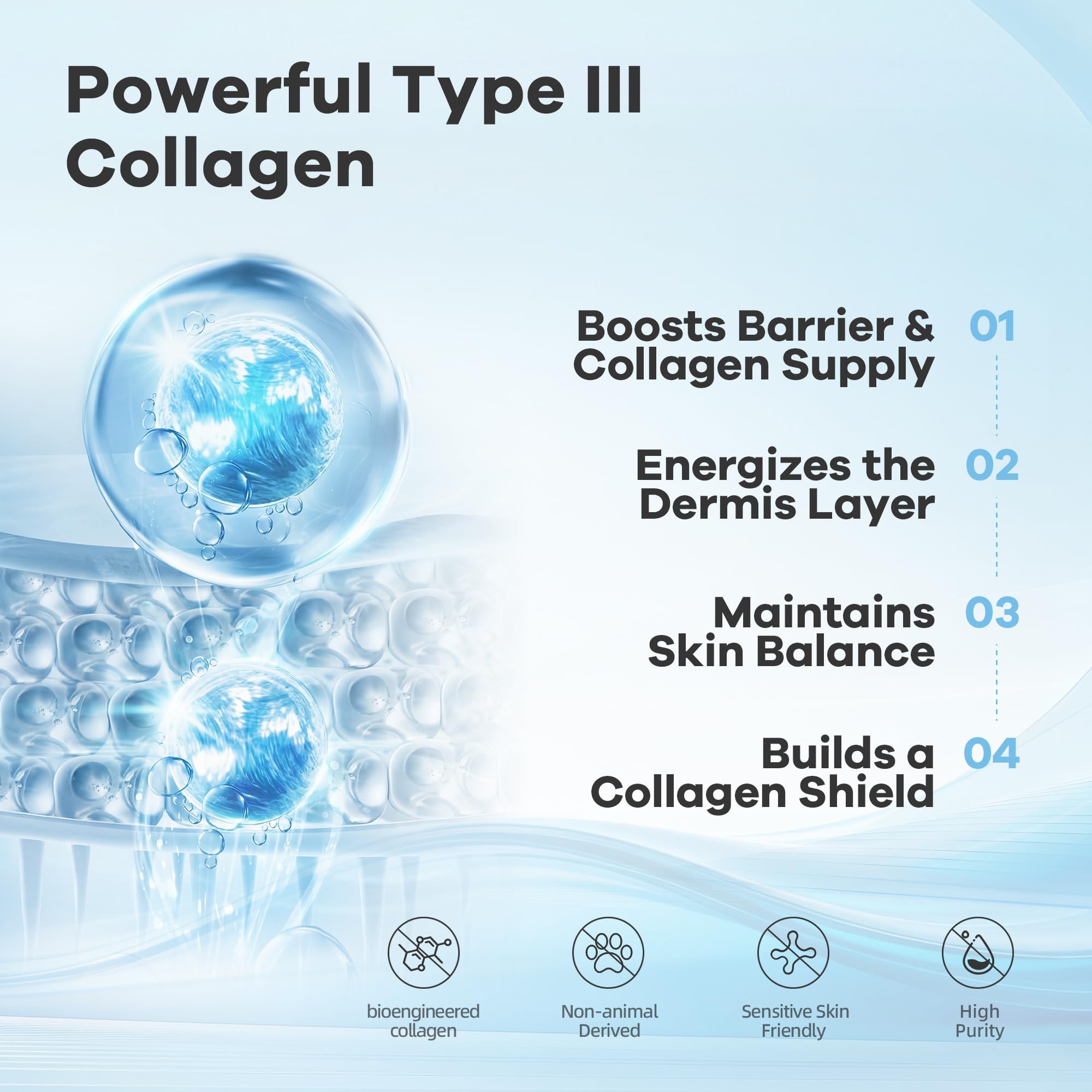 Aviray Recombinant Collagen Barrier Repair Face Cream, Hydrating Facial Moisturizer 50g