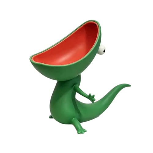 Funny Lizard Soap Dish, Self-Draining Bathroom Tray 