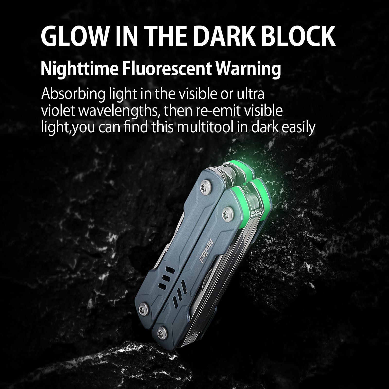 Multitool Pliers, Foldable Pocket Multi Tool with Knife & Screwdrivers, Stainless Steel EDC Tool for Camping Hiking Repair