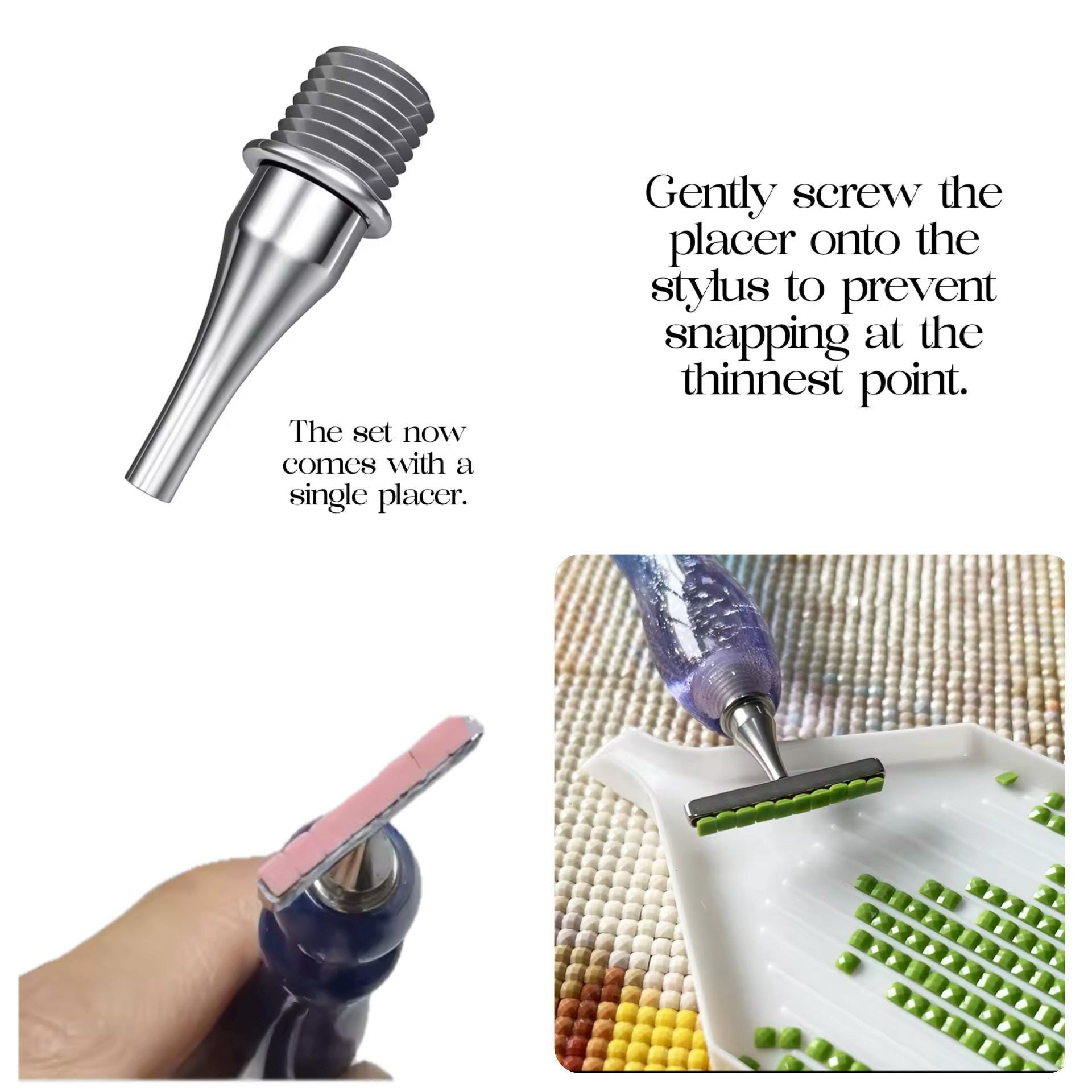 Resin Diamond Painting Pen with Metal Tips, DIY Diamond Art Tool Set