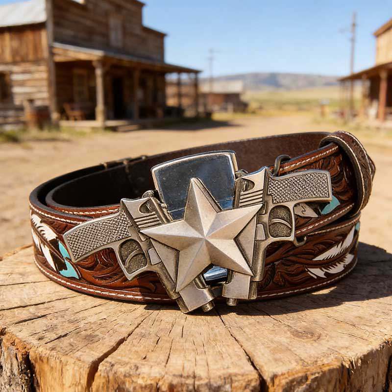 T-Detachable Lighter-Feather Belt