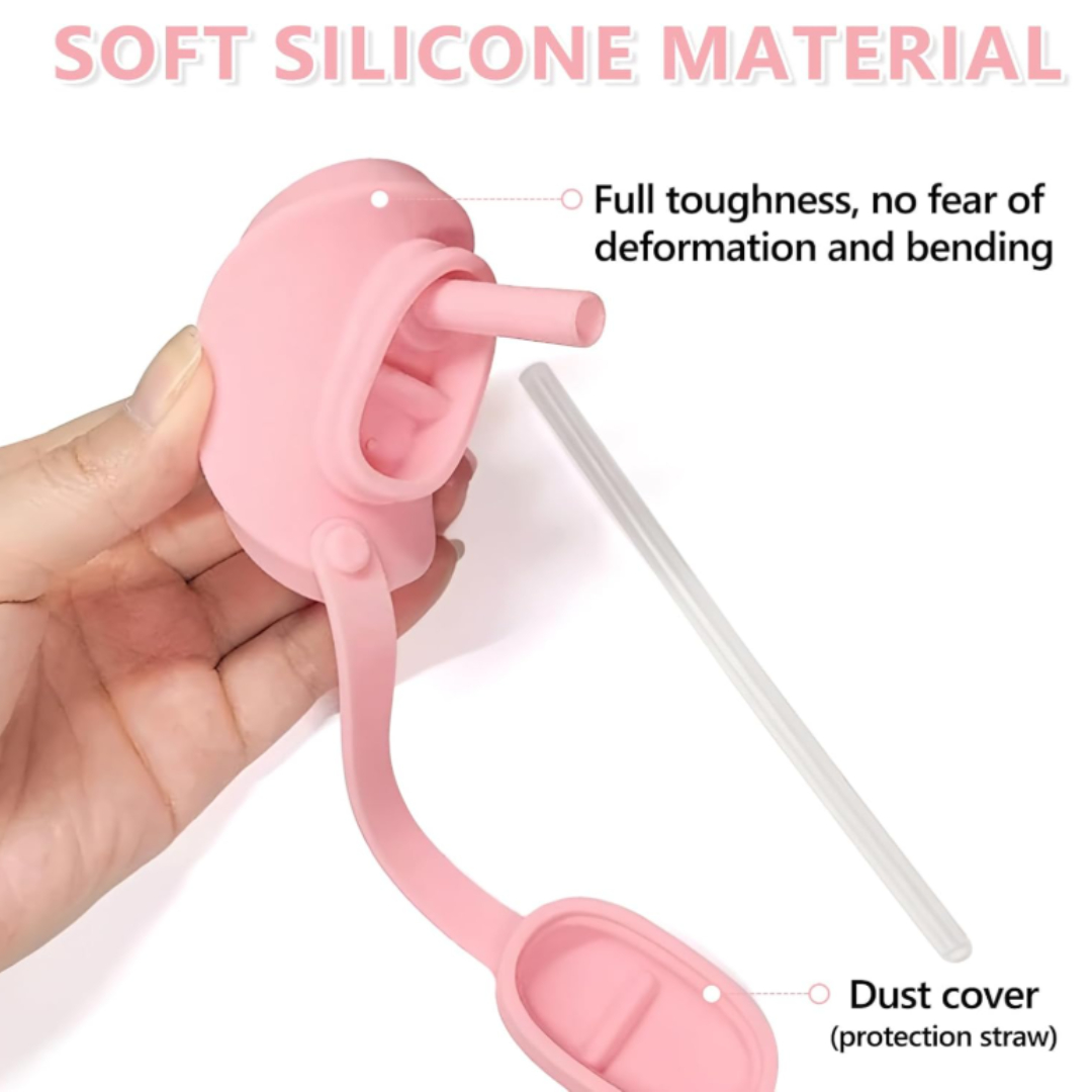 Soda Can Lid with Straw, Reusable Spill Proof Can Cover