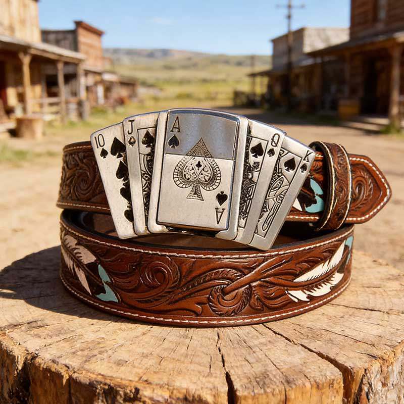 T-Detachable Lighter-Feather Belt