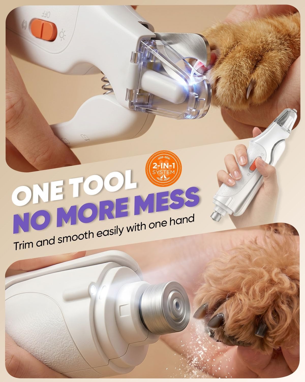 CATPICK 2-in-1 Cat Nail Clippers & Dog Nail Clippers Trimmers