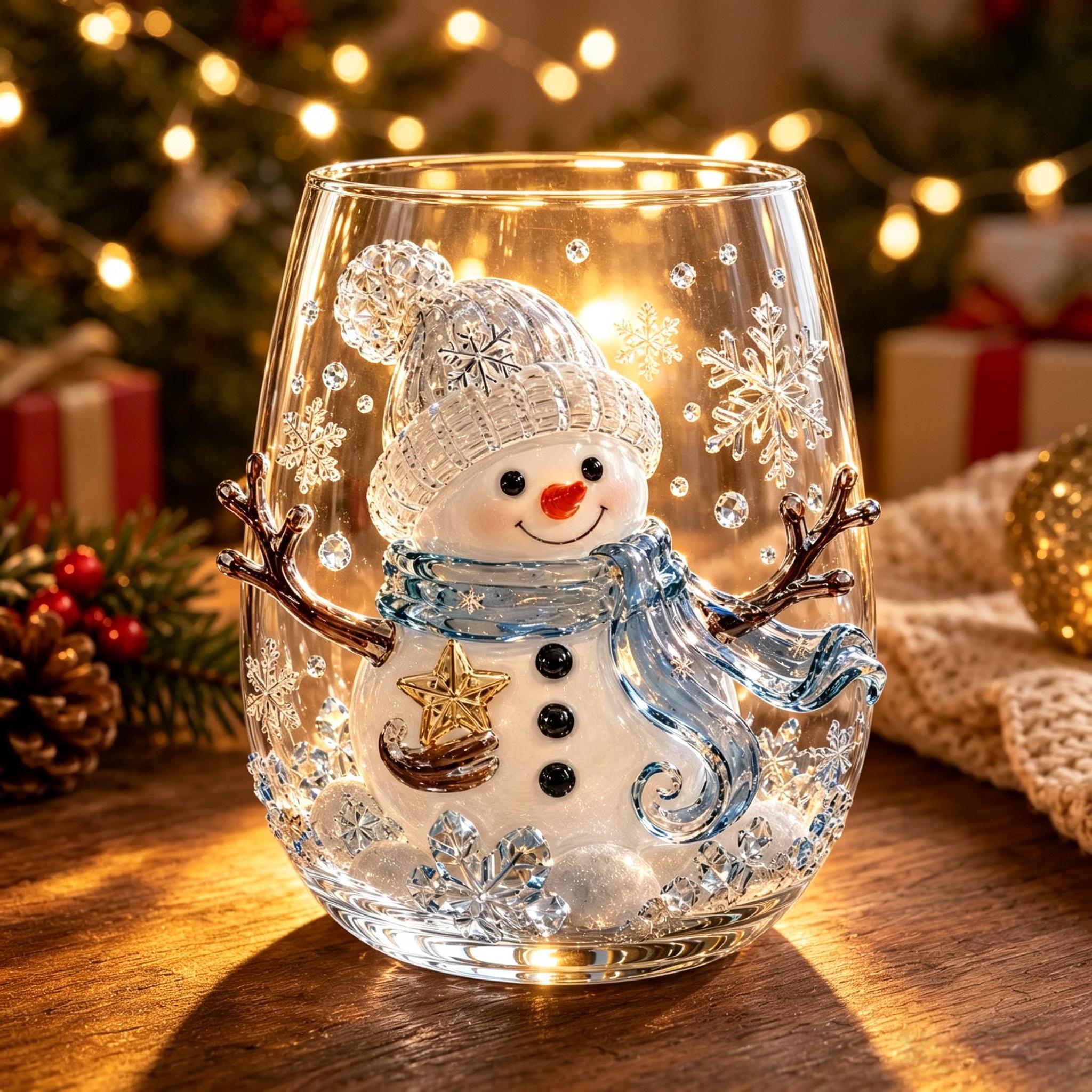 Christmas Magic 6-Piece Glass Cup Gift Set