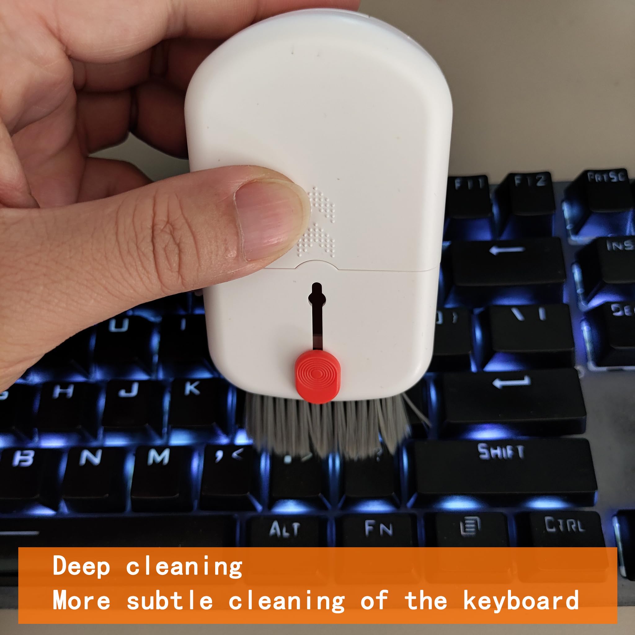 Retractable Mini Keyboard Cleaning Brush