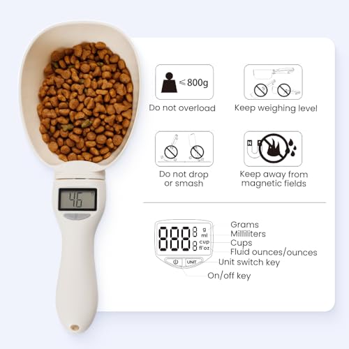 Digital Measuring Spoon Scale, High Precision Electronic Weighing Spoon with LCD Display for Baking & Cooking