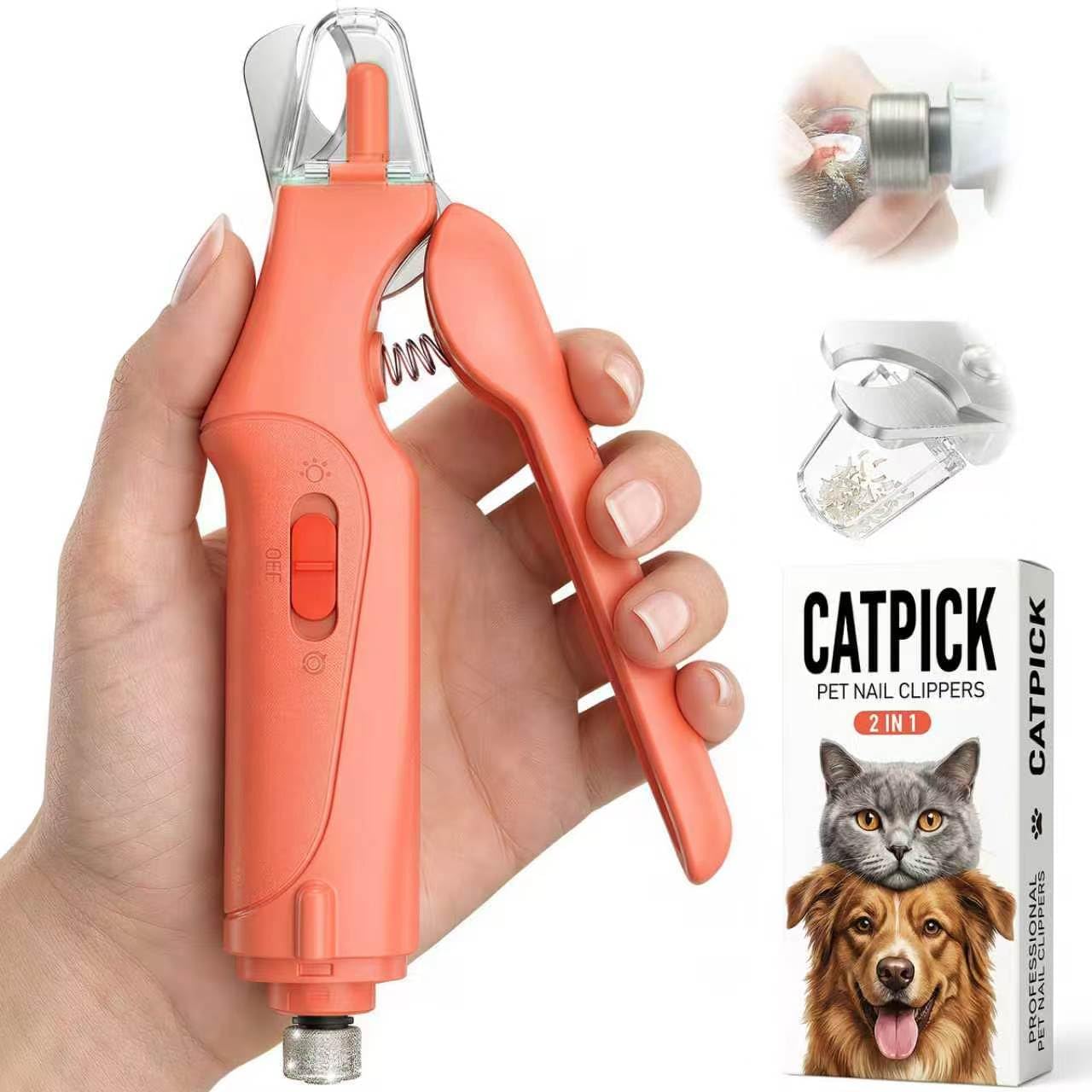 CATPICK 2-in-1 Cat Nail Clippers & Dog Nail Clippers Trimmers