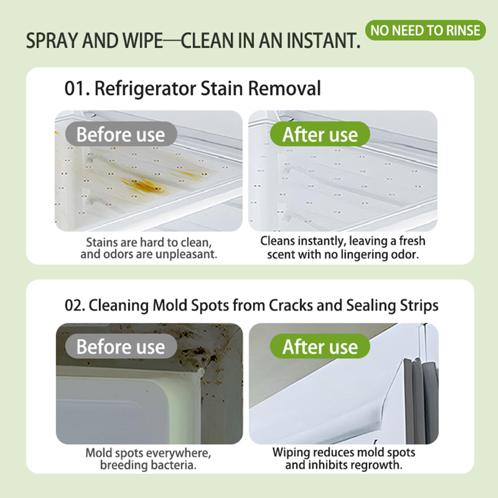 FlyCleanse Natural Enzyme Kitchen Degreaser Spray, Multi‑Purpose Stain & Odor Remover, 318ml