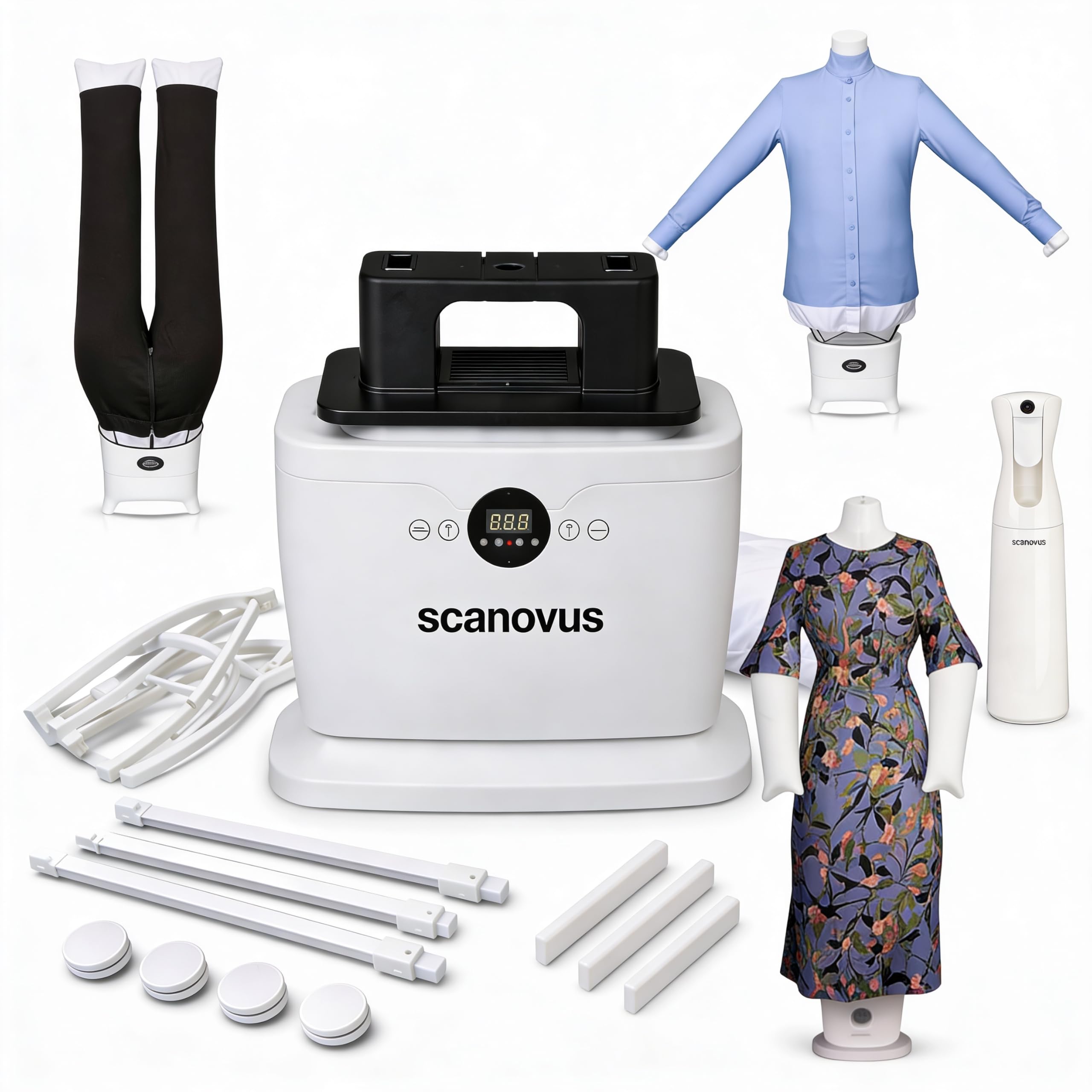 Automatic portrait inflatable ironing machine