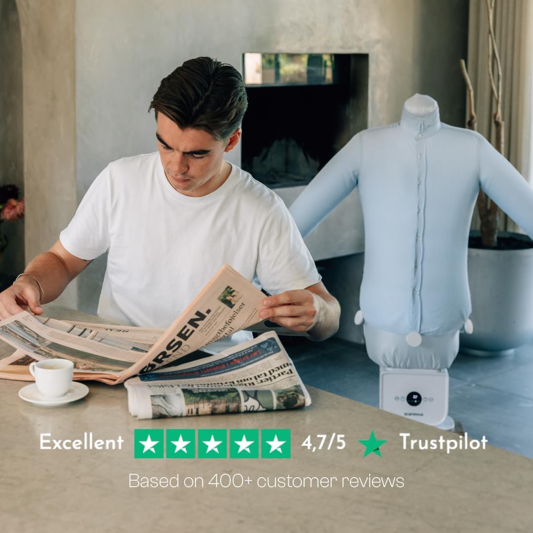 Automatic portrait inflatable ironing machine