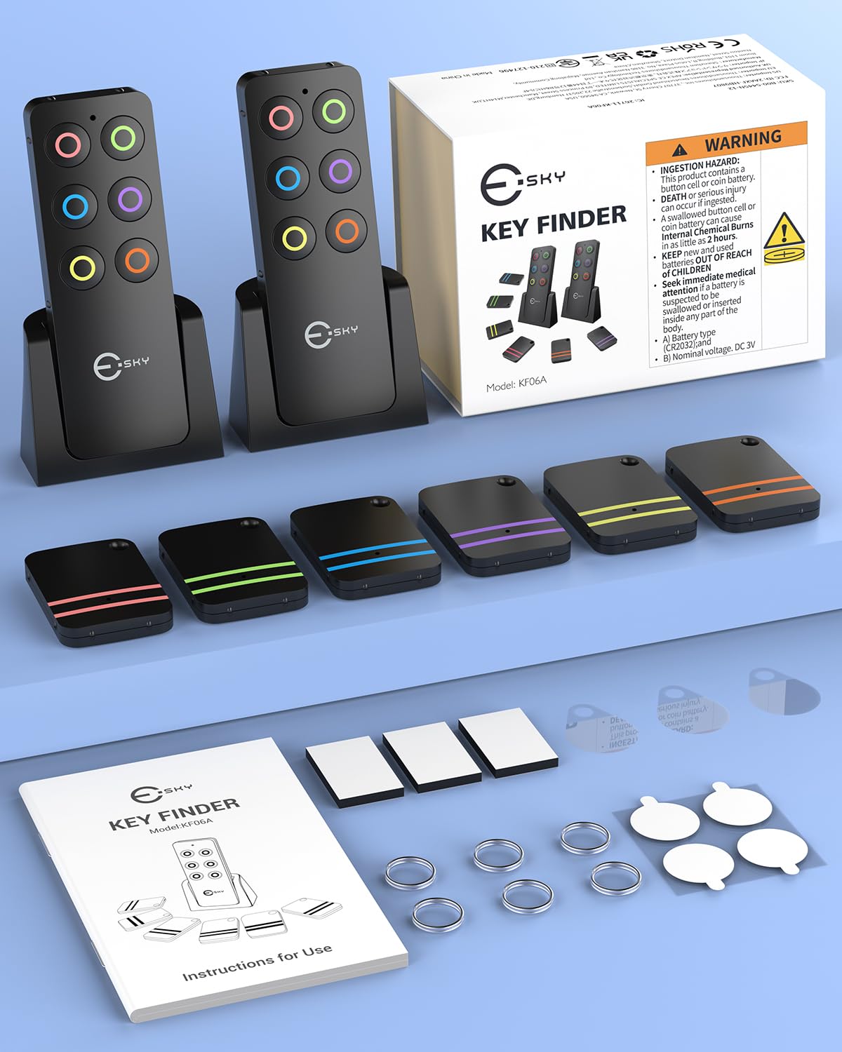Key Finder Locator with Sound Wallet Tracker Key