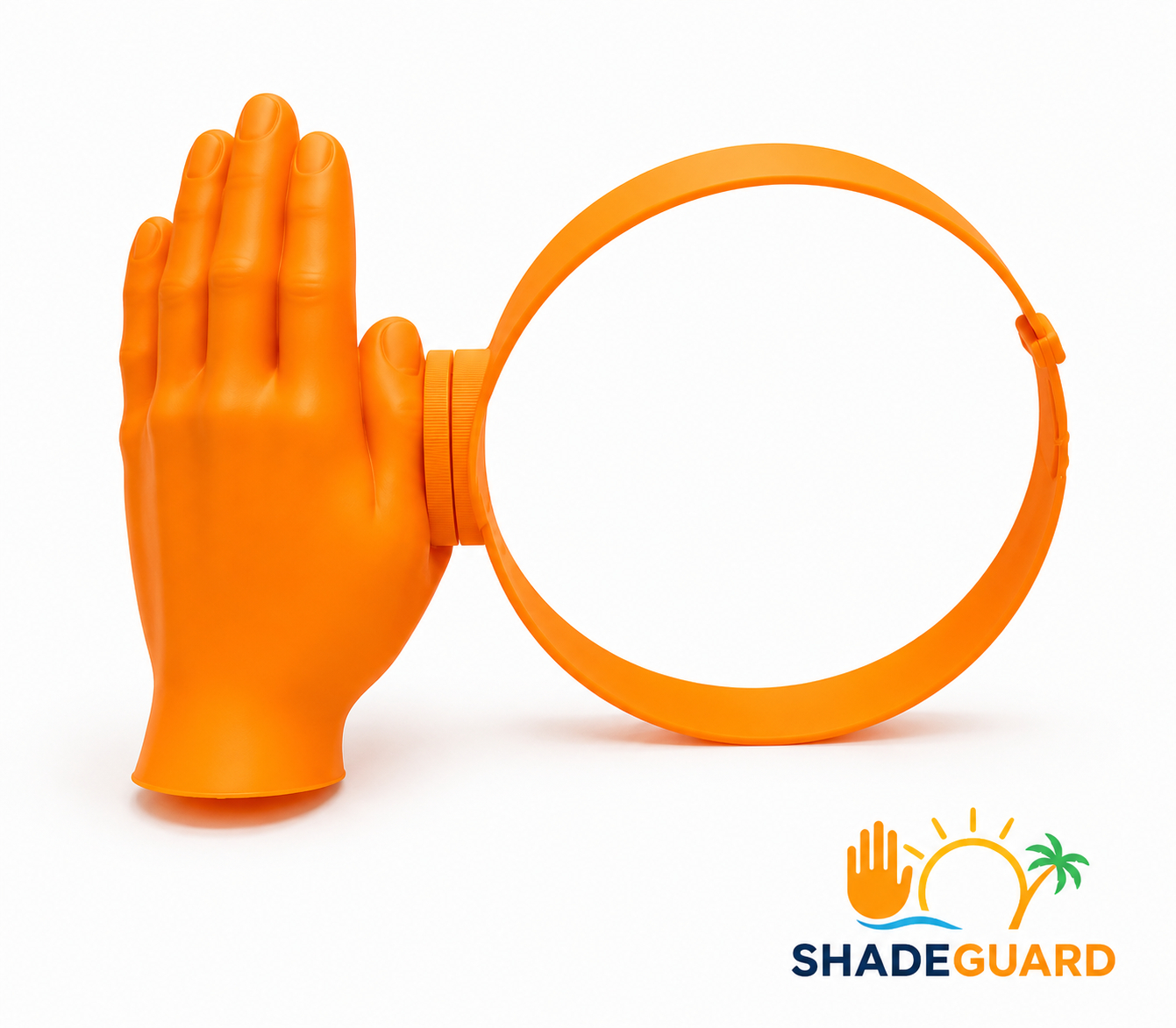 ShadeGuard Funny Hands Sun Visor, Novelty Hands-Shaped Sun Hat