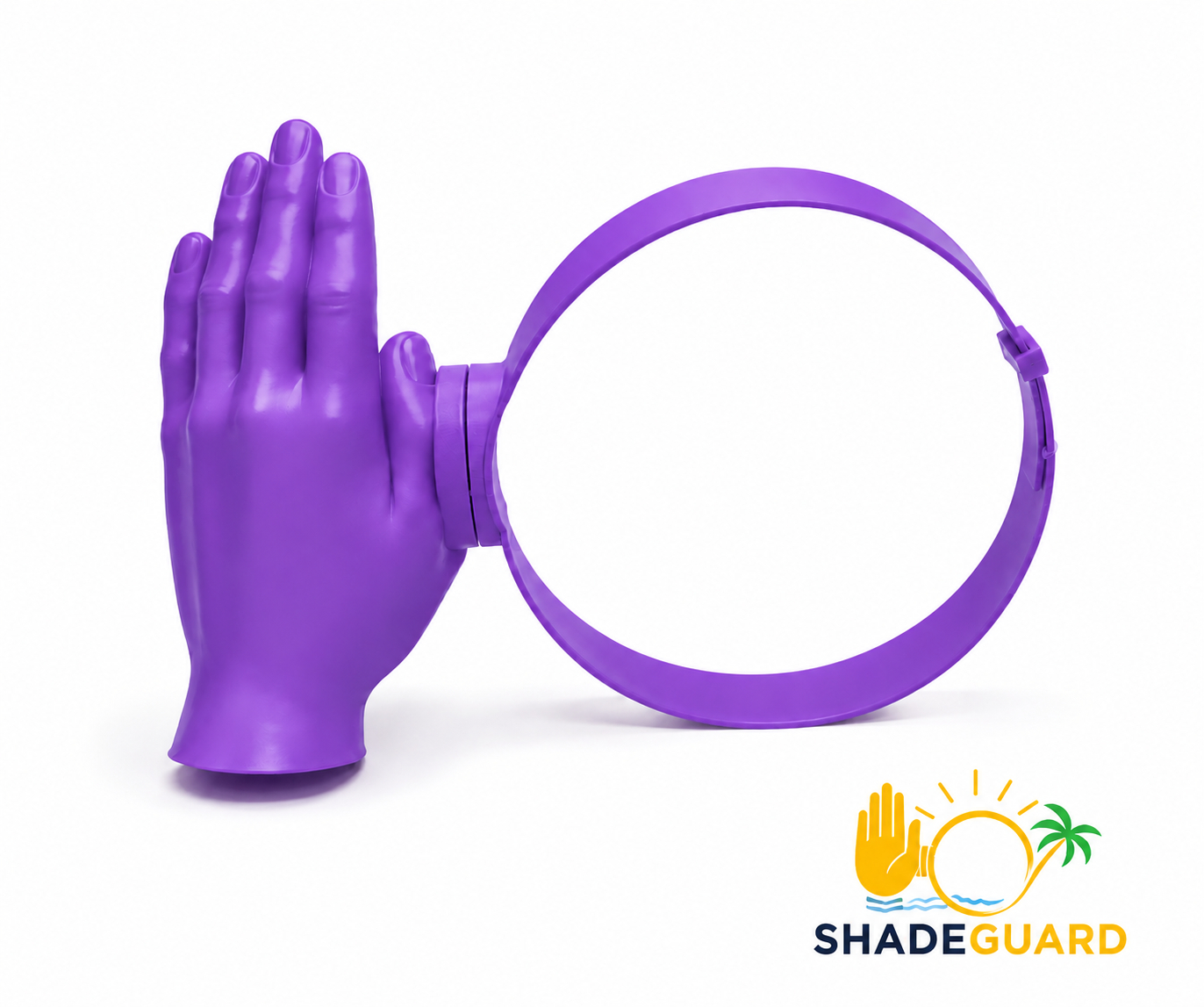 ShadeGuard Funny Hands Sun Visor, Novelty Hands-Shaped Sun Hat